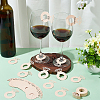 Diamond Wine Glass Paper Card DIY-WH0569-37A-5