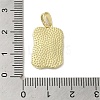 Brass Pave Shell Pendants KK-I708-13D-G-3