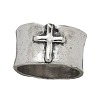 Cross Pattern Alloy Finger Rings FS-WG6D053-02-5