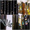 20Pcs 4 Styles Transparent Glass Pendants GLAA-SP0001-79-6