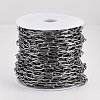 Unwelded Iron Paperclip Chains CH-S125-01B-B-2