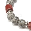 Natural Mixed Gemstone Beaded Stretch Bracelet for Women or Men BJEW-JB07732-7