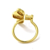 Brass with Cubic Zirconia Rings RJEW-B057-04G-03-3