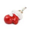 Christmas Themes Alloy Enamel Pendants FIND-I063-01B-2