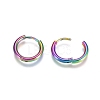 304 Stainless Steel Huggie Hoop Earrings EJEW-G272-02-10mm-M-3