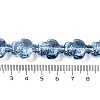 Transparent Glass Enamel Beads Strands GLAA-B021-06I-4
