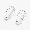 Sterling Silver Slide Lock Clasps STER-K035-02-1