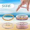 7Pcs 7 Style Handmade Polymer Clay Heishi Surfer Stretch Bracelets Set BJEW-SW00073-04-7