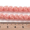 Synthetic Coral Flower Rose Beads Strands CORA-U001-01A-02-4