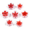 Handmade Millefiori Glass Bead Strands LAMP-N029-017D-21-4