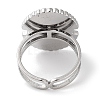 Ion Plating(IP) 304 Stainless Steel Ring RJEW-B059-07P-04-3