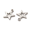 Non-Tarnish 304 Stainless Steel Charms X-STAS-M089-57P-2