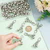 32Pcs 304 Stainless Steel Bell Charm Decorations HJEW-PH01559-3
