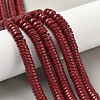 Dyed Natural Magnesite Beads Strands G-M448-F01-02-1
