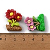 Opaque Resin Decoden Cabochons X-CRES-P030-B-3