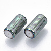 Electroplate Glass Beads EGLA-N003-04C-2