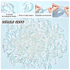 DICOSMETIC 150Pcs 5 Style Transparent Acrylic Linking Rings OACR-DC0001-01-4