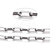 304 Stainless Steel Paperclip Chains CHS-L020-005P-A-1