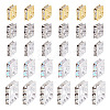 200Pcs 5 Styles Brass Rhinestone Spacer Beads KK-TA0003-39-1