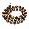 Natural Tiger Eye Beads Strands G-M353-A13-8mm-2