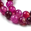 Natural Striped Agate/Banded Agate Bead Strands G-K166-13-10mm-03-4