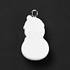 Christmas Opaque Resin Pendants X-RESI-G043-A02-4