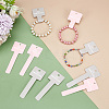 200Pcs 2 Colors Paper Hair Clip Display Cards CDIS-NB0001-35-2