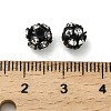 6mm Brass Crystal Rhinestone Beads KK-S519-01A-EB-3