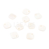 Natural Freshwater Shell Charms BSHE-B003-08-1