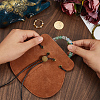 1Pc Cowhide Leather Jewelry Storage Pouches PAAG-CL0001-01-3