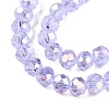 Electroplate Glass Beads Strands LS-EGLA-A044-T4mm-B17-4