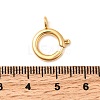 Brass Spring Ring Clasps X-KK-D407-20G-D-3