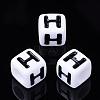 Letter Acrylic Beads PL37C9129-H-1
