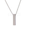 304 Stainless Steel Rectangle Pendant Urn Ashes Necklaces NJEW-WH0036-031P-1