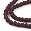 Transparent Glass Beads Strands GLAA-T032-T4mm-MD19-2