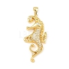 Ocean Brass Micro Pave Cubic Zirconia Pendants LS-KK-K411-04A-G-1