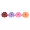 Handmade Polymer Clay Beads Strands CLAY-R089-8mm-T007-4