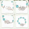 30Pcs  Alloy Toggle Clasps FIND-SP0001-56AS-6