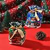 18Pcs 9 Styles Christmas Theme Plastic Packing Pouches Drawstring Bags ABAG-FS0001-04-10