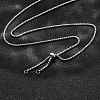 Non-Tarnish Adjustable 304 Stainless Steel Slider Necklaces NJEW-L156-002A-P-1