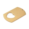 Ion Plating(IP) 304 Stainless Steel Pendants STAS-K270-25B-G-2