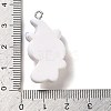 Opaque Resin Pendants RESI-K020-03H-3