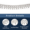 Cheriswelry Iron Crystal Rhinestone Cup Chain CH-CW0001-02-5