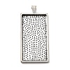 Alloy Pendant Cabochon Settings LS-PALLOY-2418-AS-LF-1