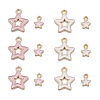 80Pcs 4 Styles Alloy Enamel Pendants ENAM-LS0001-27LG-2