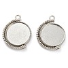 Zinc Alloy Pendant Cabochon Settings FIND-NH0001-13A-P-1