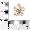 Brass Micro Pave Cubic Zirconia Pendants KK-S514-02D-G-3