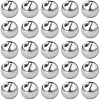 60Pcs Stainless Steel Ear Nuts STAS-BBC0005-14P-1