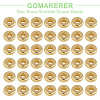 GOMAKERER 200Pcs Flat Round Brass Spacer Beads KK-GO0001-74-5