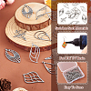  Jewelry 14Pcs 7 Style Stainless Steel Pendants STAS-PJ0001-46-12